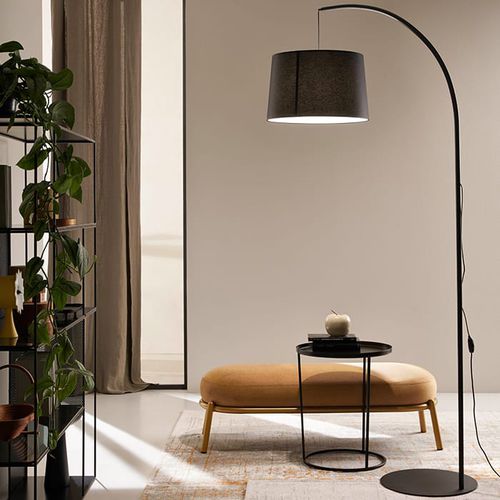Floor-standing lamp - Fabian - MEME DESIGN - steel / contemporary / corded