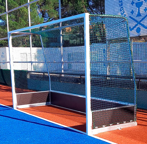 Aluminum hockey goal - D.07.02-0 - LAUSIN Y VICENTE S.L. - galvanized steel / wooden / fixed