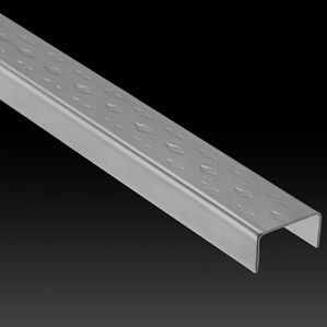Stainless steel edge trim - RHOMBUS SQUARE LISTEL - plastdecor - for tile