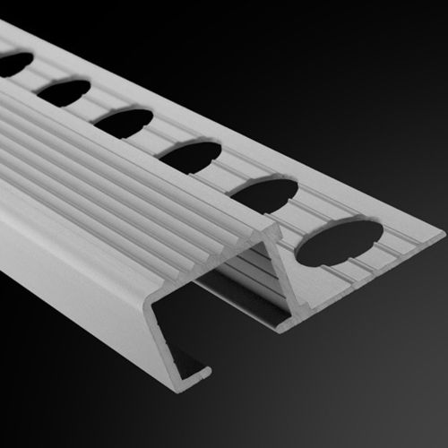 Aluminum step - 10 / 13 - plastdecor - non-slip