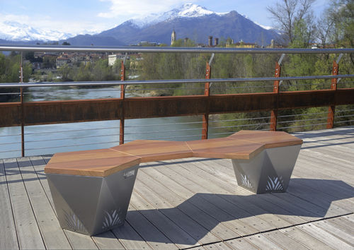 contemporary public bench - Canavisia s.r.l.