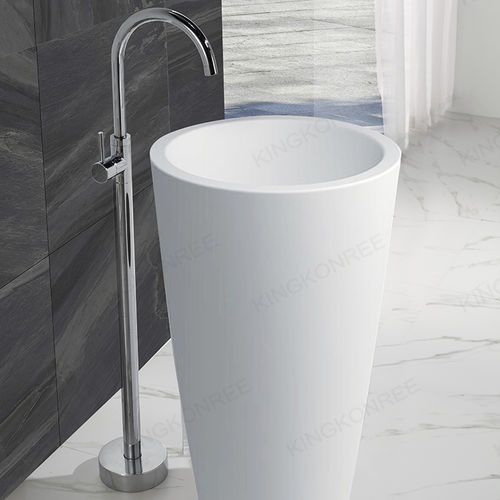Free-standing washbasin - KKR-1594 - KKR KINGKONREE - acrylic / stone resin / Solid Surface