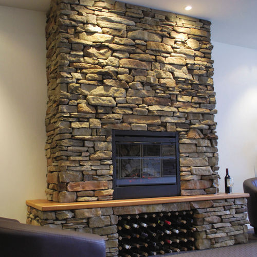 Concrete wall cladding - CRAFTSTONE® : MOUNTAIN LEDGESTONE - CRAFT STONE - interior / exterior / textured