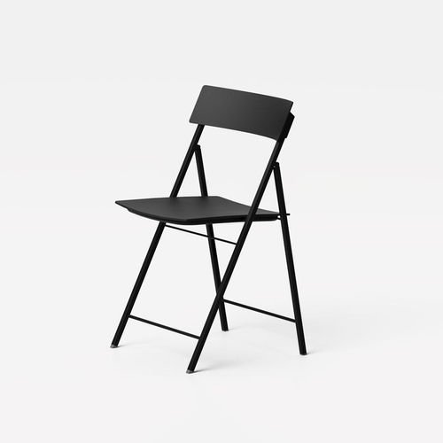 Contemporary chair - PIPER - pezzani home collection - indoor / plastic / steel base