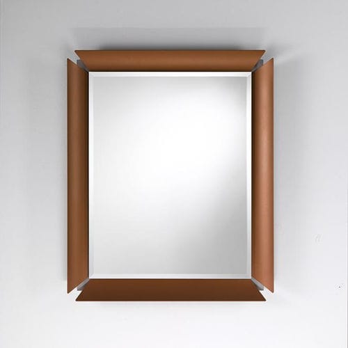 Wall-mounted mirror - GLAM - pezzani home collection - contemporary / square / aluminum