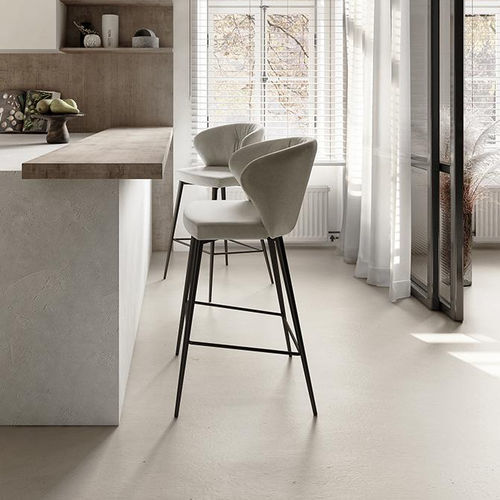 Contemporary bar chair - MINERVA  - pezzani home collection - indoor / fabric / leather