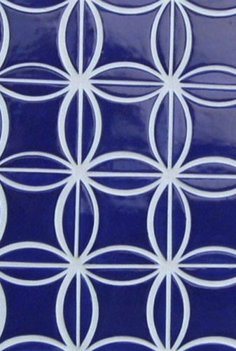Indoor tile - KALEIDOSCOPE : HOLLAND - BonTon design Handmade Tile - floor / ceramic / embossed