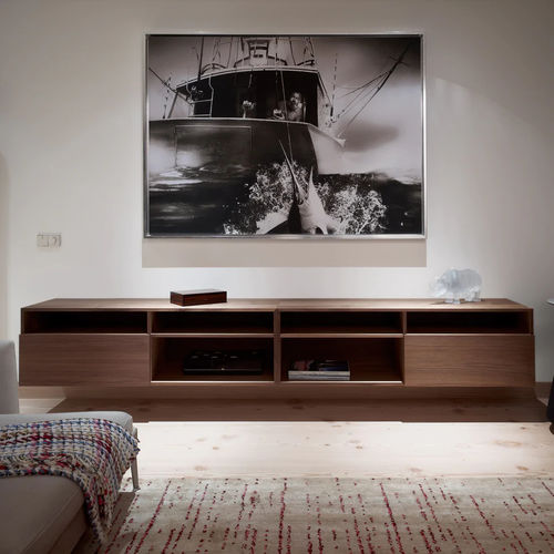 Wall-mounted sideboard - M12 series - MINT Furniture - contemporary / oak / ash