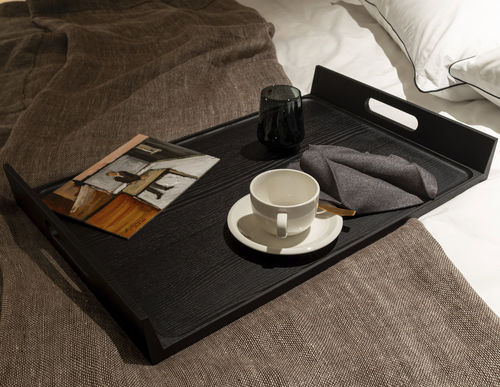 Oak serving tray - ALMA - MINT Furniture - ash / American walnut / home