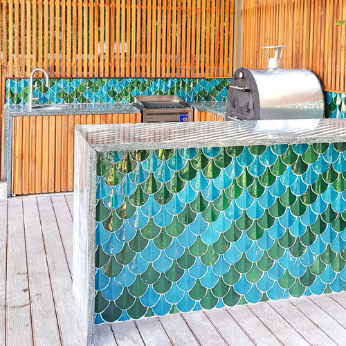Ceramic tile - ES004 - PIKARO HANDMADE TILES - high-gloss / indoor / bathroom