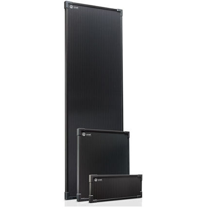 Thin-film PV panel - SOLARTHIN™ SERIES - XUNZEL APPLIED SOLAR & WIND ENERGY - dual-lens / black