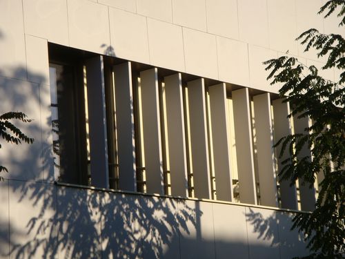 Composite solar shading - ACRYTHERM® - REBETON - for facade / vertical / horizontal