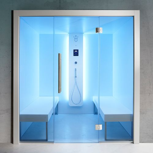 Turkish steam room SENSATION PRO Carmenta Wellness with shower