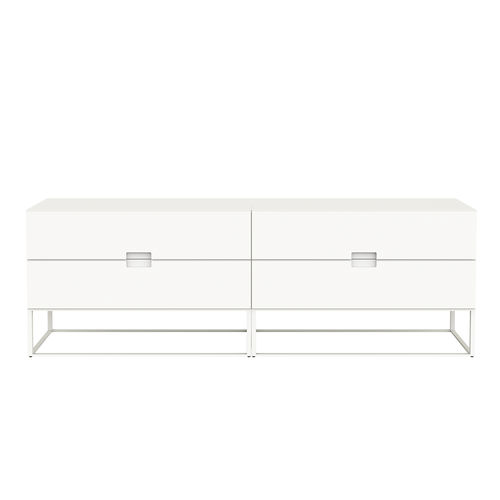 Contemporary sideboard - FISCHER - OBJEKTE UNSERER TAGE - oak / walnut / lacquered MDF