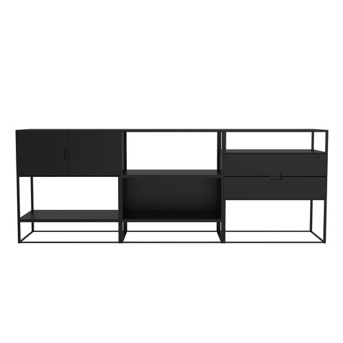 Modular shelf - FISHER   - OBJEKTE UNSERER TAGE - contemporary / oak / MDF