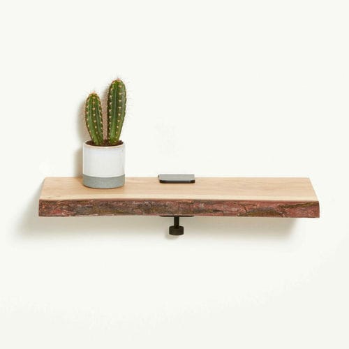 Wall-mounted shelf - LIVE  - TIPTOE - contemporary / oak