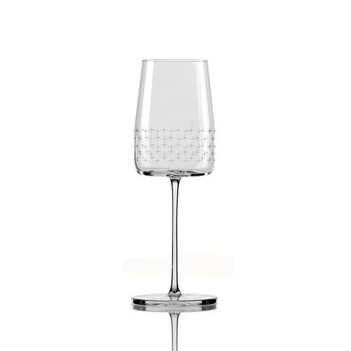Wine glass - STRICT - BOMMA - crystal / for domestic use / commercial