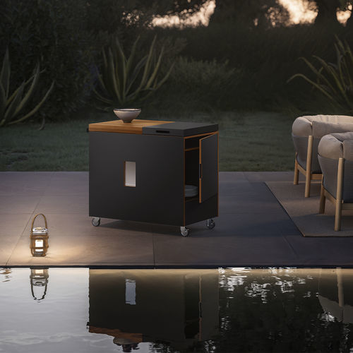 Outdoor kitchenette - MINIKITCHEN  - Boffi - compact / Fenix NTM® / plywood