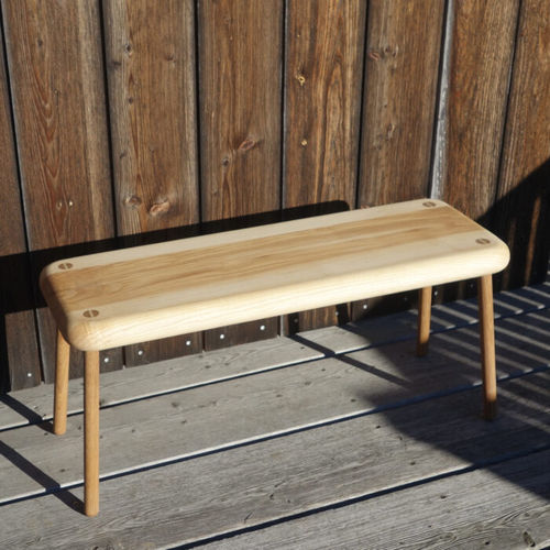 Contemporary bench - AUERBERG - oak / ash / without backrest