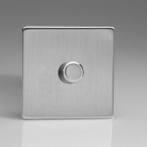 Light dimmer switch ACBDSL ALSO & CO rotating / recessed / steel
