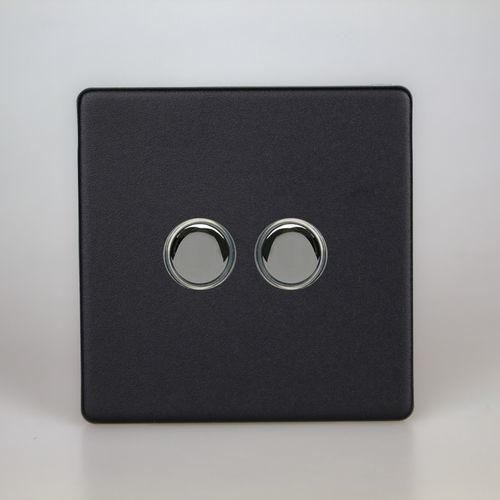 Light switch - NMT-PS2 - ALSO & CO - push-button / recessed / double