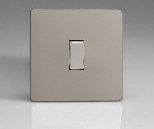 Light switch - STN-RS1 - ALSO & CO - rocker / recessed / metal