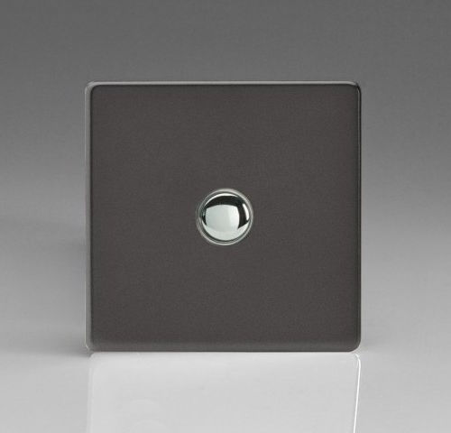 Light switch - ETN-PS1 - ALSO & CO - push-button / recessed / metal
