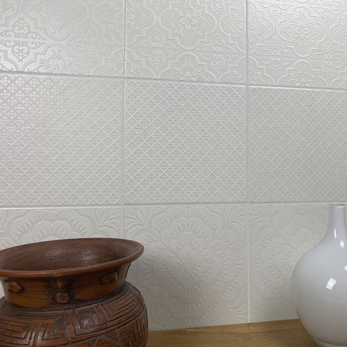 Ceramic tile - WONDER'S PATCH BIANCO W300 - AcquarioDue - embossed / indoor / bathroom