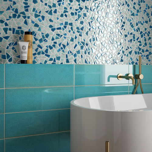 Ceramic tile - CRAKL.È  - AcquarioDue - embossed / indoor / bathroom