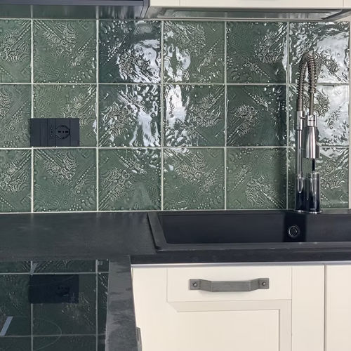 Glazed ceramic tile - IMPRONTE LUCIDA A40 - AcquarioDue - polished / embossed / textured