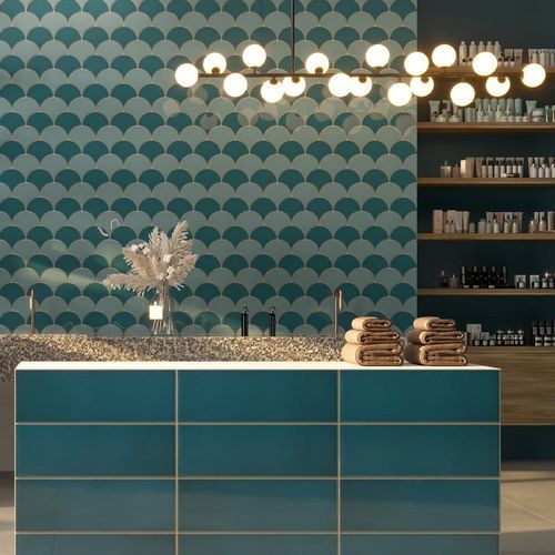 Ceramic tile - LAPWING A913-A910 - AcquarioDue - polished / high-gloss / indoor