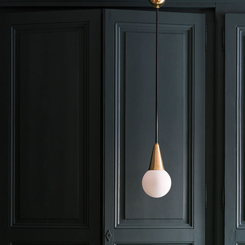 Pendant lamp - 05 - MAGIC CIRCUS EDITION - brass / polished brass / blown glass