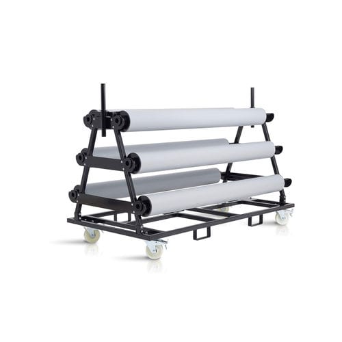 Commercial trolley - VINYL  - HARLEQUIN - dance studio / powder-coated steel