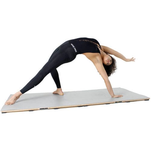 Vinyl sprung dance floor PORTABLE HARLEQUIN nonslip / firerated