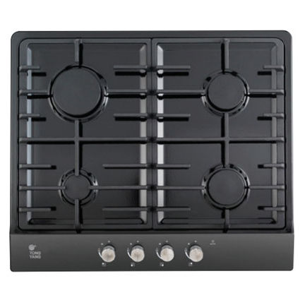 Gas cooktop - GRA-644FBL - TONGYANG Magic - 4 burner / built-in / with knobs