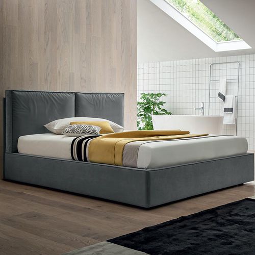 Double bed - GEORGE - Felis s.r.l. unipersonale - single / contemporary / upholstered
