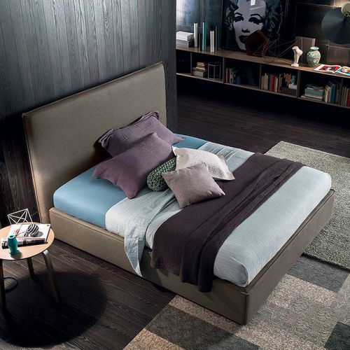 Double bed - MILLER - Felis s.r.l. unipersonale - single / contemporary / upholstered