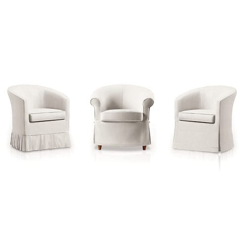 Traditional armchair - RONDECA / MINÚ / BABELIA - Felis s.r.l. unipersonale - fabric / with removable cushion / Made in Italy