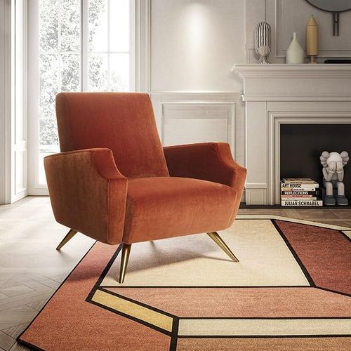 Contemporary armchair - LIZZIE - Felis s.r.l. unipersonale - fabric / pine / solid wood