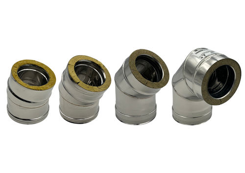 Stainless steel chimney flue - F.lli Padovan - complete system / double wall