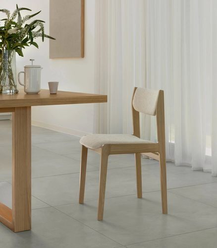 Classic dining chair - PORTER - take me HOME. - indoor / fabric / cotton