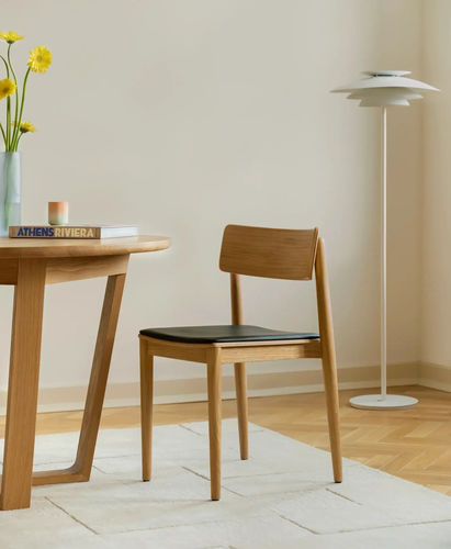 Scandinavian style dining chair - DANTE - take me HOME. - indoor / oak / plywood