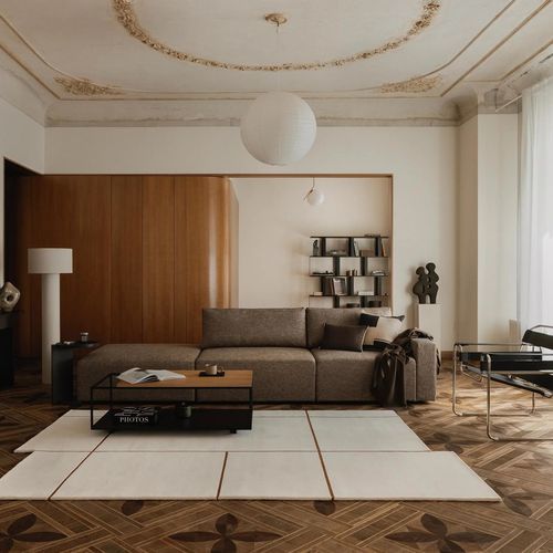 Modular sofa - FURORA - take me HOME. - corner / contemporary / fabric