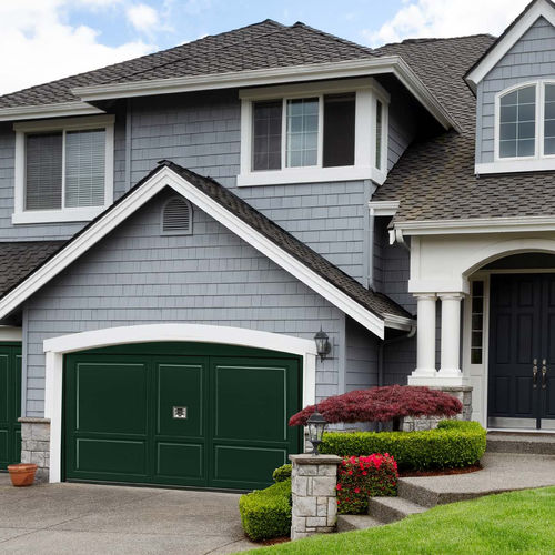 Tilting garage door - Big - SILVELOX GROUP SPA - oak / larch / okoumé