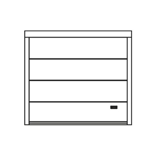 Sliding garage door - Amazonas - SILVELOX GROUP SPA - galvanised steel / automatic / manual