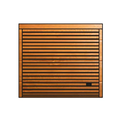 Sliding garage door - Paranà - SILVELOX GROUP SPA - galvanised steel / automatic / manual