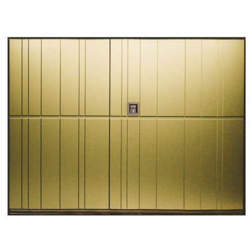 Sectional garage door - SECURLAP NEWMAN - SILVELOX GROUP SPA - plywood / HDF / automatic