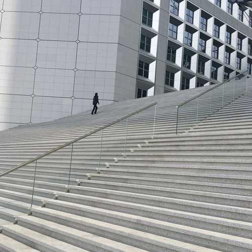 Glass railing - CROSILUX - CROSO FRANCE - glass panel / outdoor / indoor