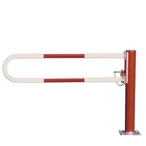 Access control barrier - WES 115 - CROSO FRANCE - pivoting / galvanised steel / for public building