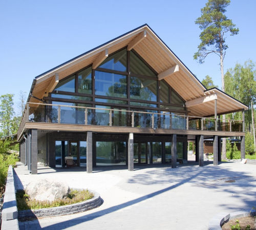 Prefab house - POLAR 400 - Polar Life Haus - eco-friendly / contemporary / with terrace